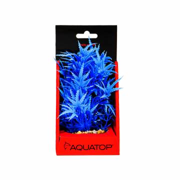 AQUATOP PD-FCB06, Vibrant Fluorescent Cannabis Blue Plant 6 inch